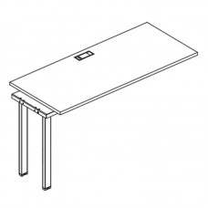 Секция стола рабочей станции на металлокаркасе TRE (120x70x75) 